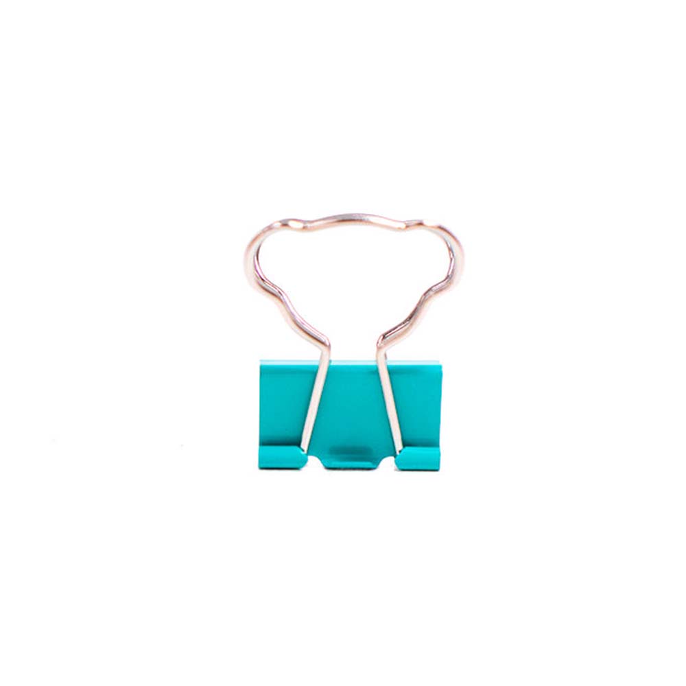 BD-2504 – Clips Mariposa - Oso y Pato - Para Papel - 25mm - 25MM - Pastel - Blister C/6 Unid.
