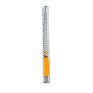 ES-0902 – Estilete Metálico 9MM C/Clip - Empaque C/1 Unid