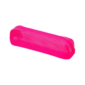 ET-0702 – Estuche rejilla neón | color: rosa | 1 cierre | Blíster con 1 unidad.