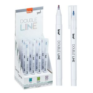 FI-0502 – Micropunta doble línea | Dos combinaciones de colores | Empaque C/12 Unid